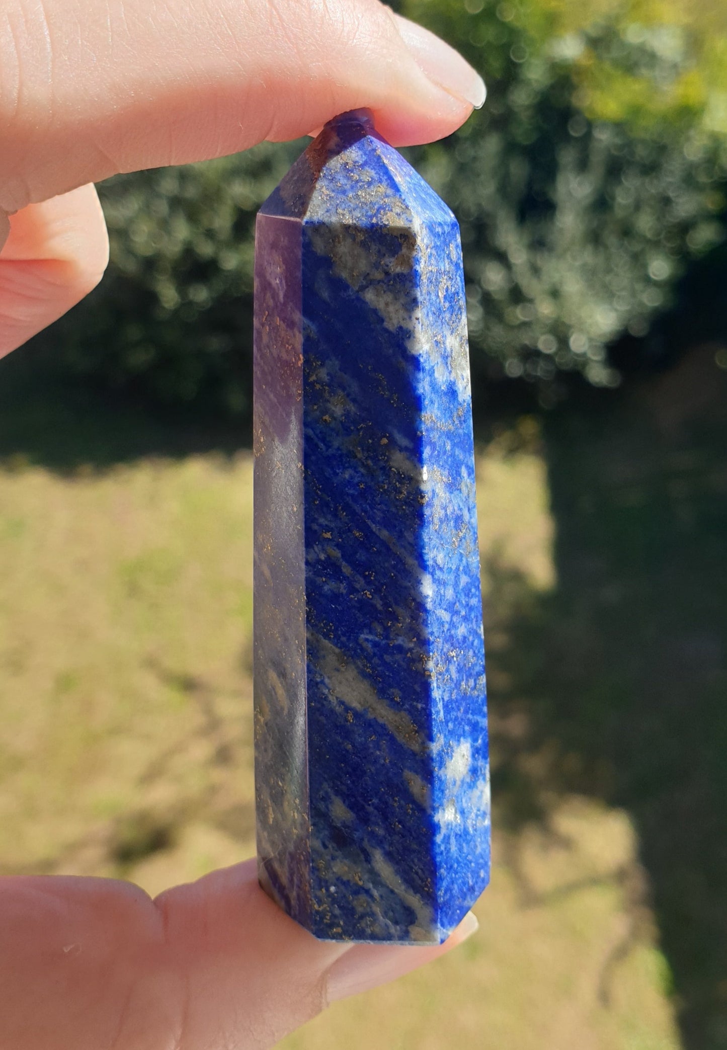 LAPIS LAZULI POINT 61.7G