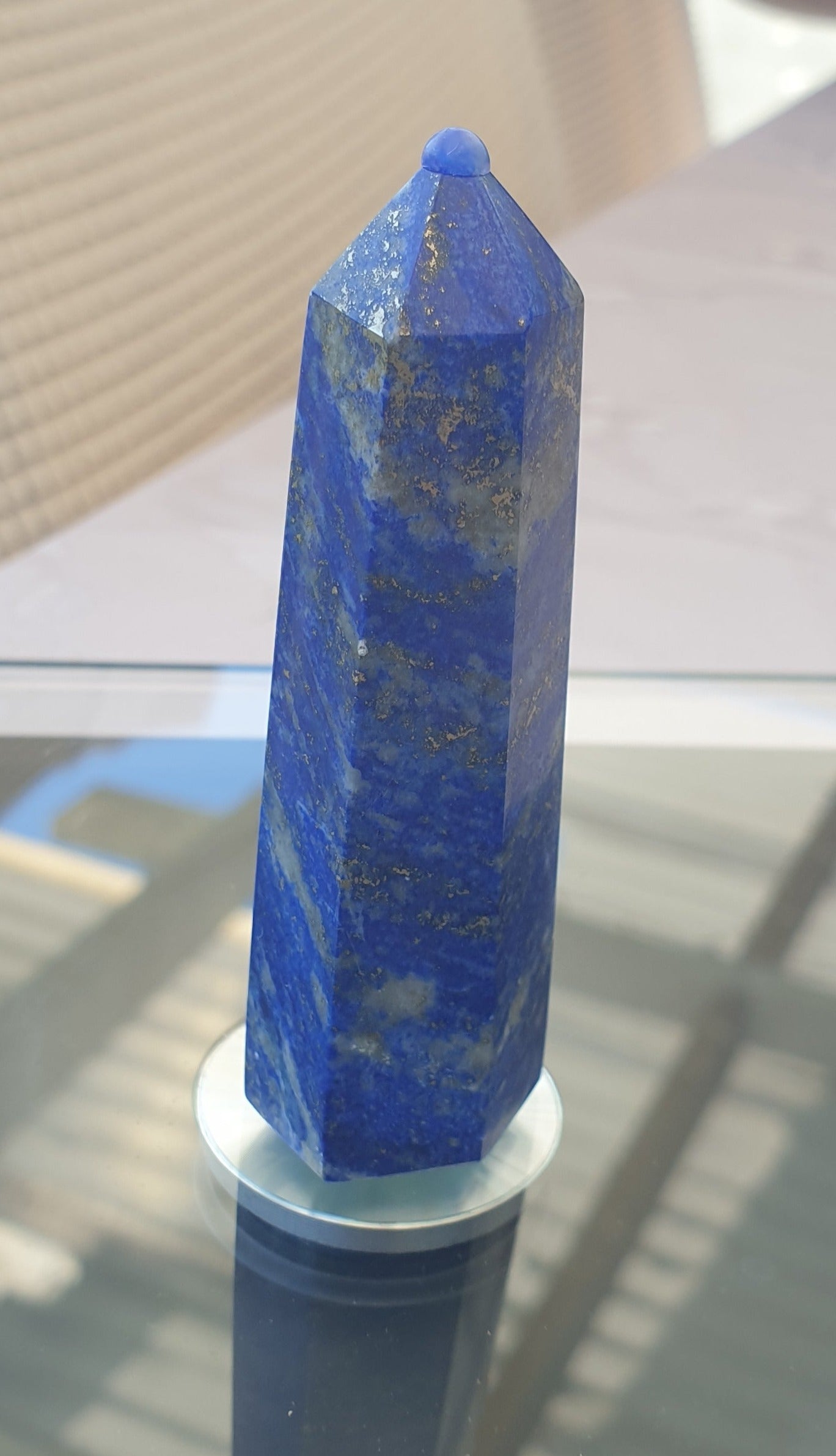 LAPIS LAZULI POINT 61.7G