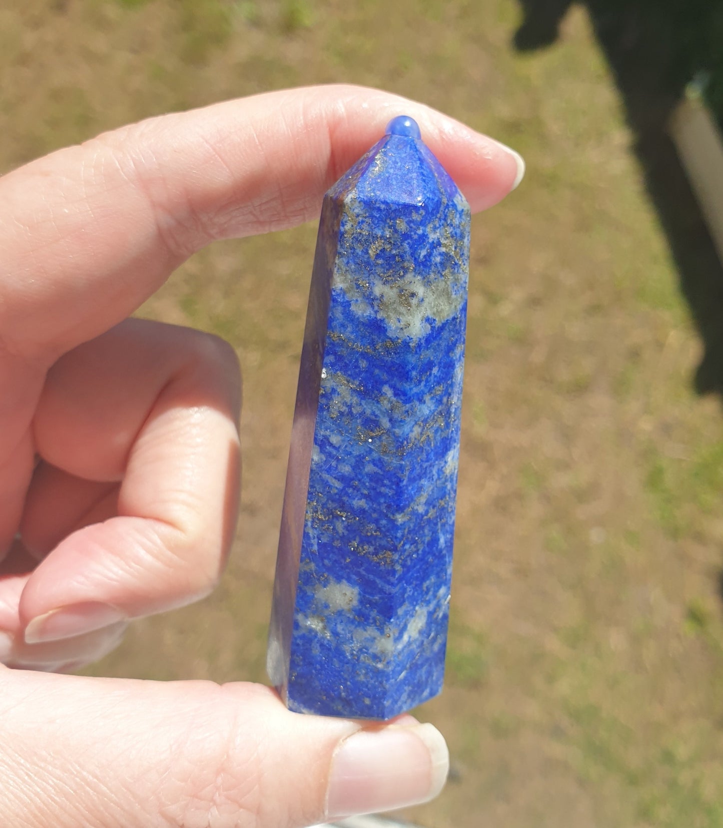 LAPIS LAZULI POINT 61.7G