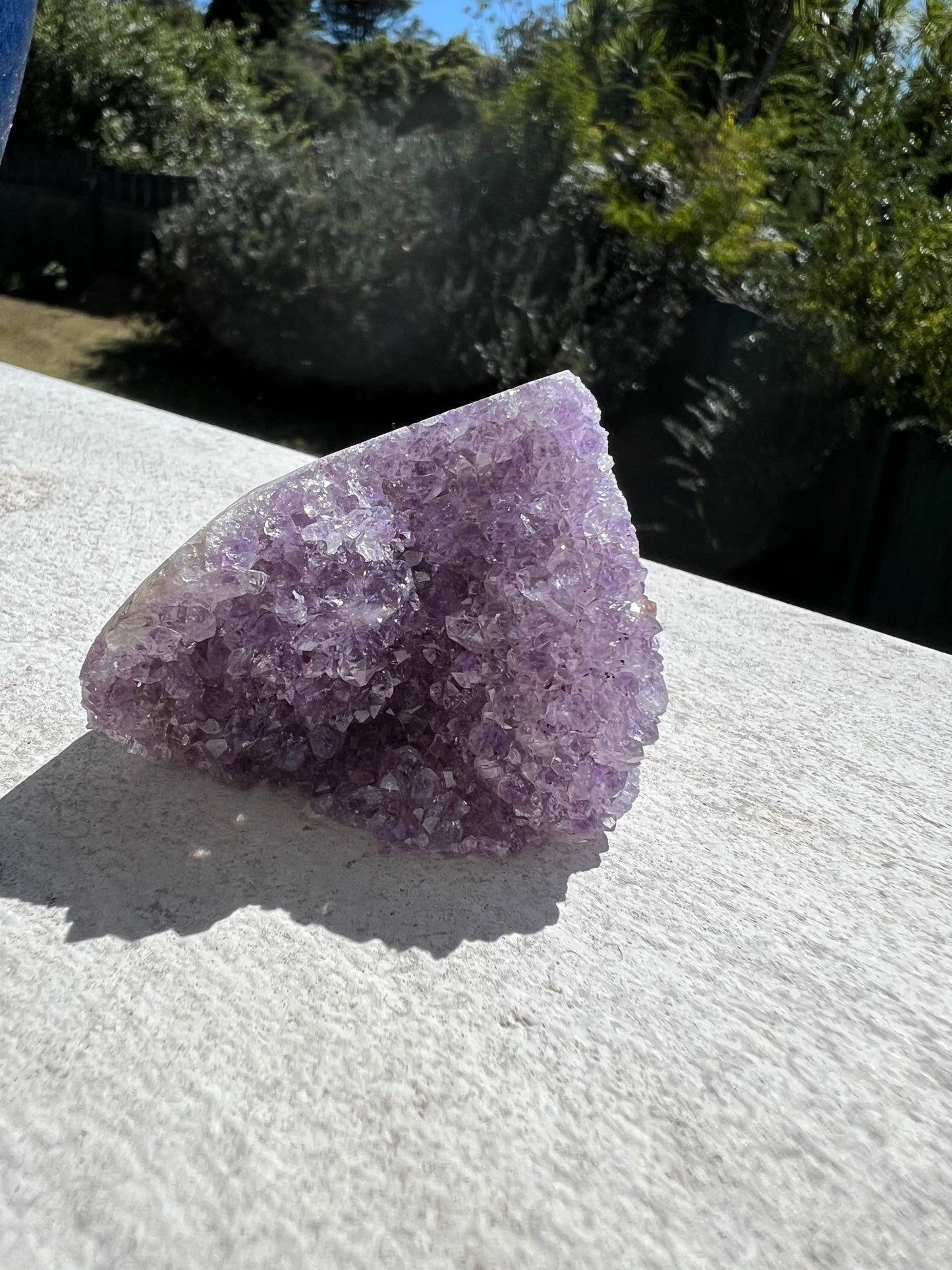 AMETHYST CLUSTER CATHEDRAL 110G